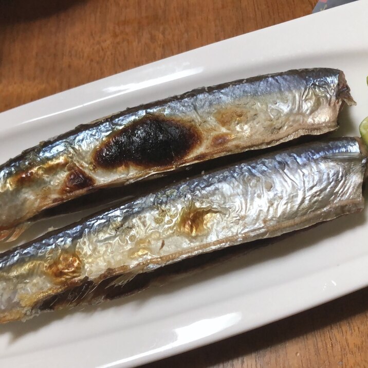 秋の味覚！ふっくら秋刀魚の塩焼き